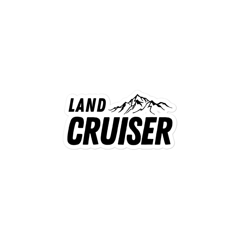 Land Cruiser in the Mountains Sticker