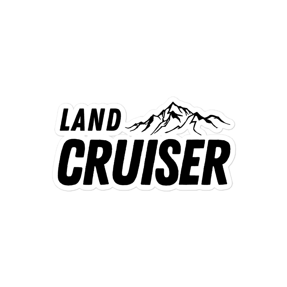 Land Cruiser in the Mountains Sticker