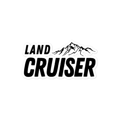 Land Cruiser in the Mountains Sticker