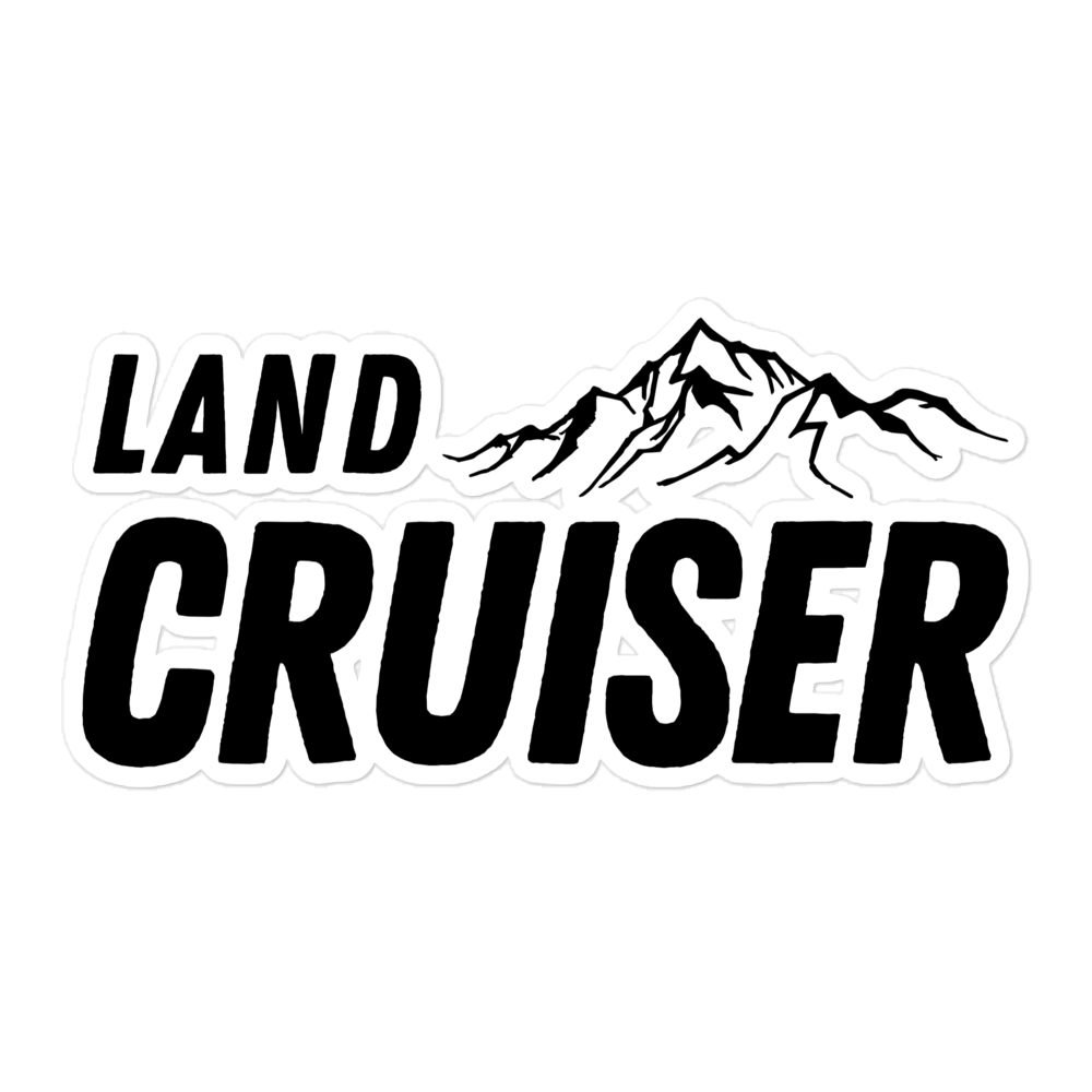 Land Cruiser in the Mountains Sticker