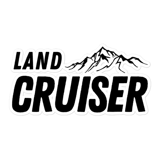 Land Cruiser in the Mountains Sticker