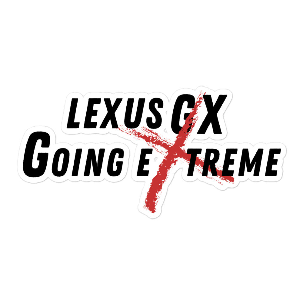 Lexus GX- Going Extreme Stickers