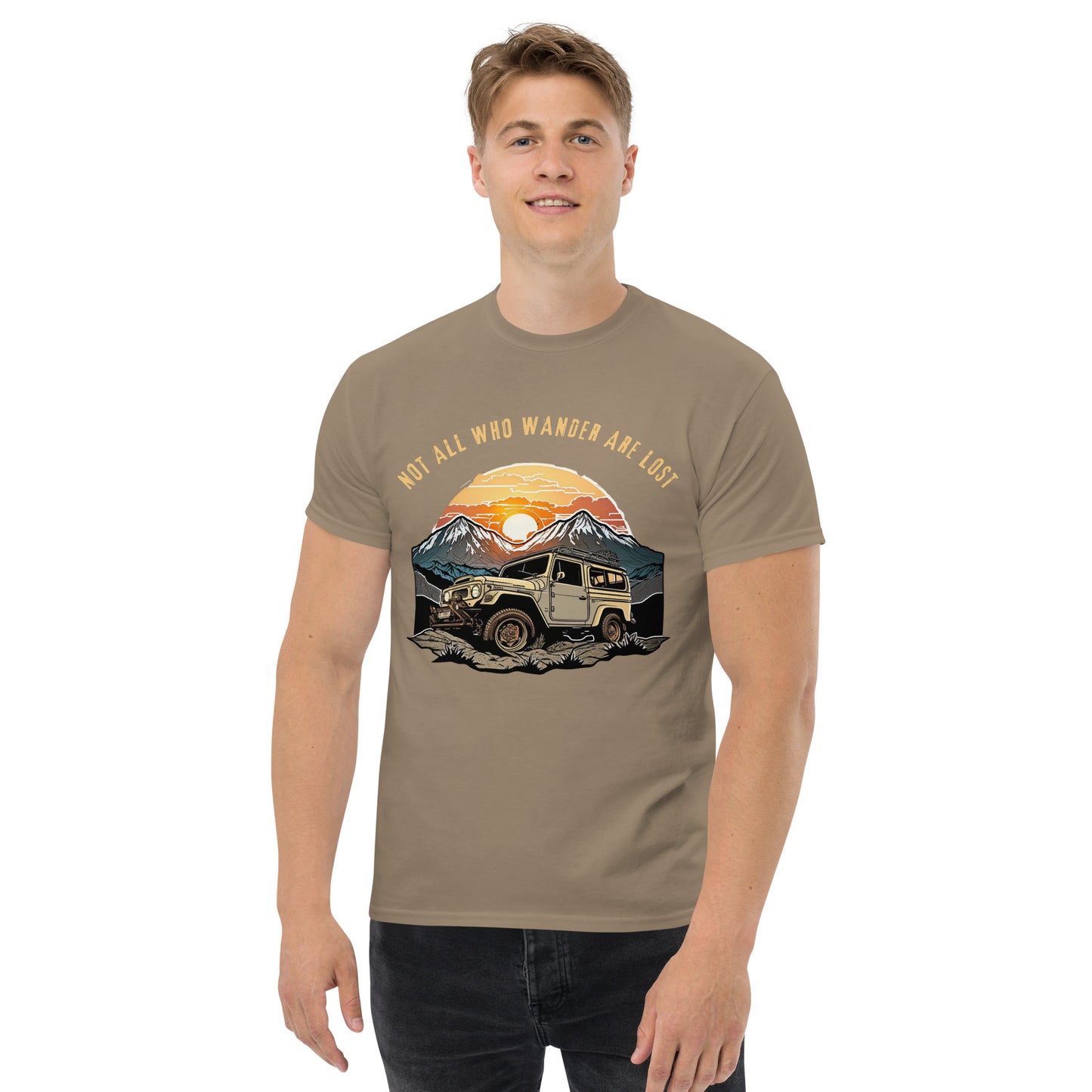 FJ40 Land Cruiser Overland T-Shirt – Not All Who Wander Are Lost