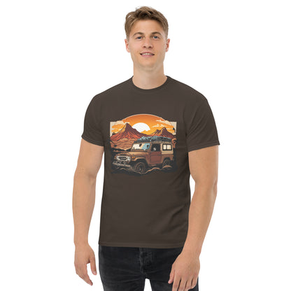 Vintage Toyota Land Cruiser Men's Classic Tee - Premium Cotton Off-Road T-Shirt for Toyota Enthusiasts