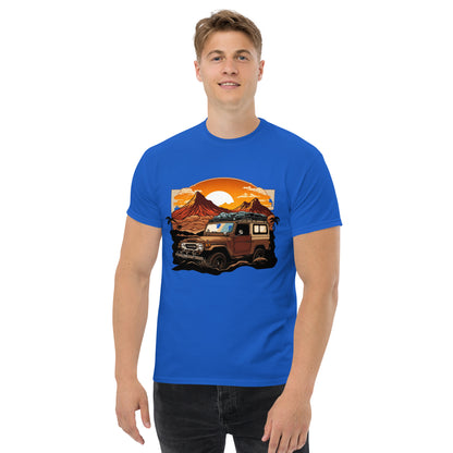 Vintage Toyota Land Cruiser Men's Classic Tee - Premium Cotton Off-Road T-Shirt for Toyota Enthusiasts