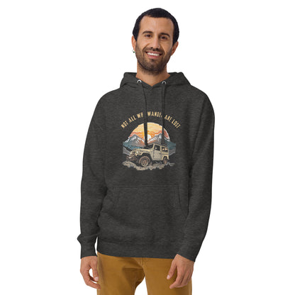 FJ40 Land Cruiser Hoodie - Not All Who Wander Are Lost